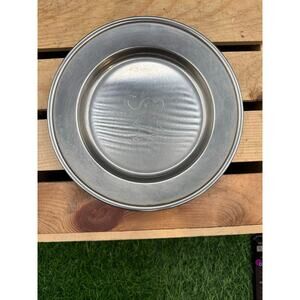 Vintage Stainless Steel Elephant Plate – Made in Denmark – Used